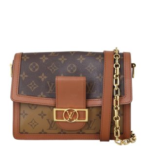Louis Vuitton Monogram Reverse Dauphine MM M45958