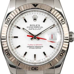 Rolex Datejust White Dial on Oyster Ref 116264 with Papers 2006