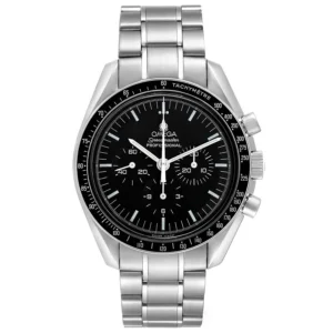 Omega SpeedMaster Black Index Dial on Stainless Steel Bracelet Ref 3570.50.00 with Card 2013