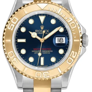 Rolex Yacht-Master Blue Dial on Oyster Ref 168623 with New Style Card (White)