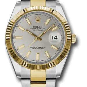 Rolex Datejust Silver Index Dial on Oyster Ref 126333 with New Style Card (White) 2019