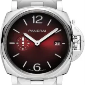 Panerai Luminor Due Burgundy Dial on Ref PAM01539/OP7610 with Card