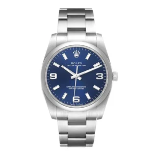 Rolex Oyster Perpetual Blue Dial on Oyster Ref 114200 with New Style Card (White) 2019