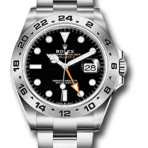 Rolex Explorer II Black Dial on Oyster Ref 226570 with New Style Card (green) 2023