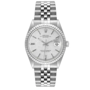 Rolex Datejust Silver Linen Dial on D-Link Jubilee Ref 1603