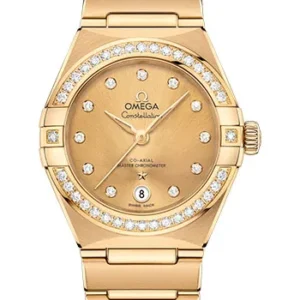 Omega Constellation Champagne Diamond Dial on Bracelet Ref 131.55.29.20.58.001 with Card 2024