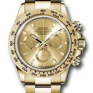 Rolex Daytona Champagne Index Dial on Oyster Ref 116508 with New Style Card (White) 2016