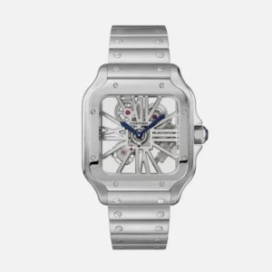 Cartier Santos Skeleton Skeleton Dial on Ref 4109 with Papers