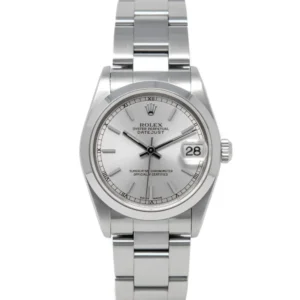 Rolex Datejust Silver Dial on Oyster Ref 78240 with Papers 2001