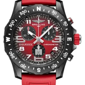 Breitling Endurance Pro Red Dial on Rubber Strap Ref X823109A1K1S1 with Card 2026