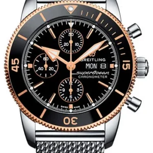 Breitling Superocean H√©ritage II Chronograph Black Dial on Bracelet Ref U13313121B1A1 with Card 2026