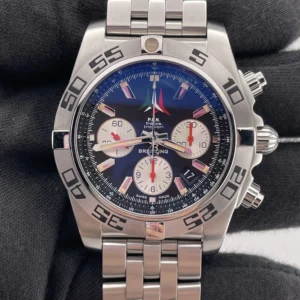 Breitling Chronomat Black Dial on Ref AB0110 with Card 2013