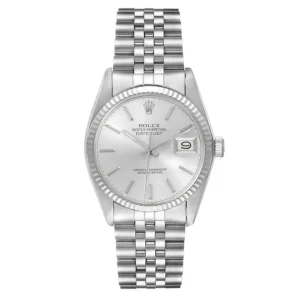 Rolex Datejust Silver Stick Dial on D-Link Jubilee Ref 16014