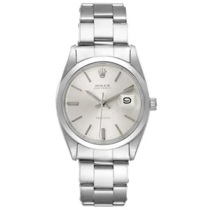 Rolex Oysterdate Precision Silver Stick Dial on Oyster Bracelet Ref 6694