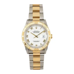 Rolex Datejust White Roman Dial on Oyster Ref 16263