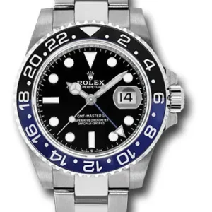 Rolex GMT-Master II Black Dial on Oyster Ref. 126710BLNR with New Style Card (green) 2022