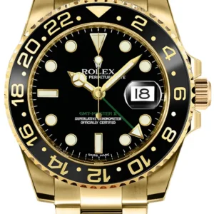 Rolex GMT-Master II Black Dial on Oyster Ref. 116718LN with New Style Card (White) 2016