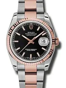 Rolex Datejust Black Stick Dial on Oyster Ref. 116231