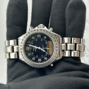 Breitling Intruder Reveil Black Dial on Stainless Steel Bracelet Ref. A51035