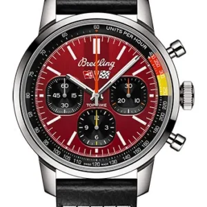 Breitling Top Time Red Dial on Leather Band Ref. AB01761A1K1X1 with Card 2026