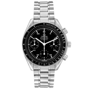 Omega Speedmaster 50th Anniversary LE Black Dial on Stainless Steel Bracelet Ref. 311.33.42.50.01.001 with Card 2007