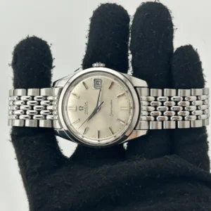 Omega Seamaster Silver Dial on Stainless Steel Bracelet Ref. 166.01