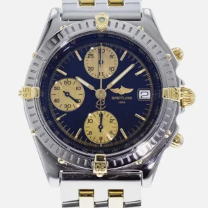Breitling Chronomat Black Dial on Stainless Steel Bracelet Ref. B13050.1