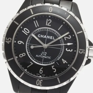 Chanel J12 Matte Black Dial on ceramic and steel Ref. H3131 with Card 2013