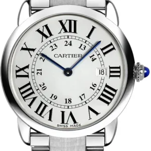 Cartier Ronde Solo Silver Dial on Bracelet Ref. W6701005