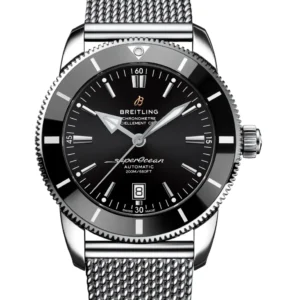 Breitling Superocean Heritage II B20 Black Dial on Stainless Steel Bracelet Ref. AB2020/AB2020121B1A1 with Card 2019