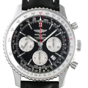 Breitling Navitimer Black Dial on Leather Ref. AB0121/S232B48KBA with Card 2010