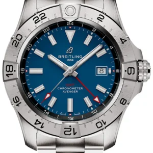 Breitling Avenger Automatic GMT Blue Dial on Bracelet Ref. A32320101C1A1 with Card 2026