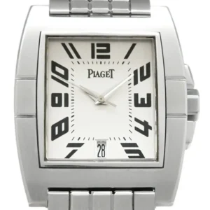 Piaget Upstream Silver Arabic Dial on Stainless Steel Bracelet Ref. 27050 / P10023