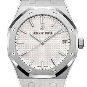 Audemars Piguet Royal Oak White Dial on Stainless Steel Bracelet Ref. 15500ST.OO.1220ST.04 with Card