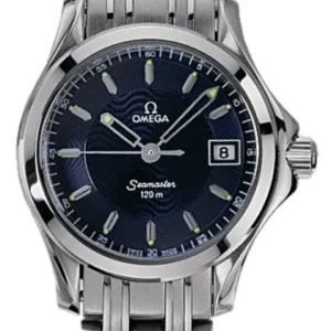 Omega Seamaster 120m Blue Wave Motif Dial on Stainless Steel Bracelet Ref. 2571.81