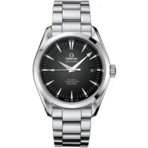 Omega Seamaster Aqua Terra Black Dial on Stainless Steel Bracelet Ref. 2503.50.00 with Card 2007