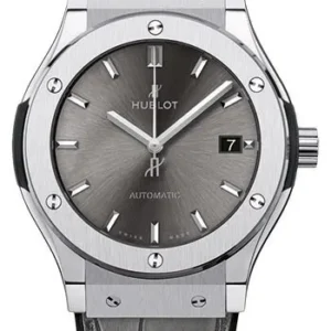 Hublot Classic Fusion Grey Dial on Black Alligator Ref. 511.NX.7071.LR