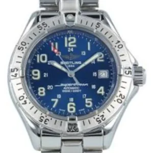 Breitling Superocean Automatic Blue Dial on Stainless Steel Bracelet Ref. A17340