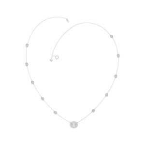 14K WHITE GOLD 2 1/4CT ROUND/OVAL DIAMOND LADIES NECKLACE