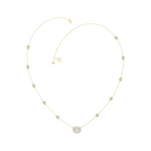 14K YELLOW GOLD 2 1/4CT ROUND/OVAL DIAMOND LADIES NECKLACE